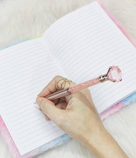 Tera13 Crystal Diamond Pens Bling Ballpoint Pen Blue Ink Gel Pen