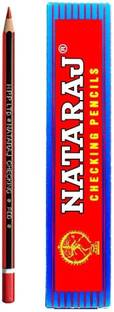 NATARAJ Checking Pencils, Red - Pack of 10 Pencil