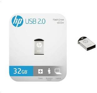HP V222W 32 GB Pen Drive Compatible with Desktop Computer, Laptop, Audio Player, Gaming Console, Television, Tablet USB 2.0 Metal Case