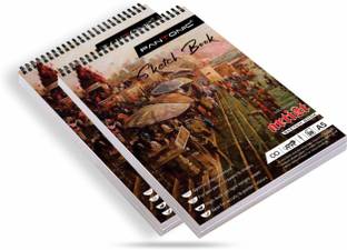 PANTONIC A5 Top Spiral-Bound Sketchpad for Artists | Sketching and Drawing Paper Doodling Sketch Pad