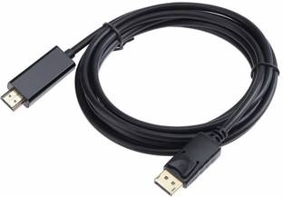 TERABYTE  TV-out Cable 1.6 Meter (DP) Display Port Male to HDMI Male Cable 1080P Full HD Video