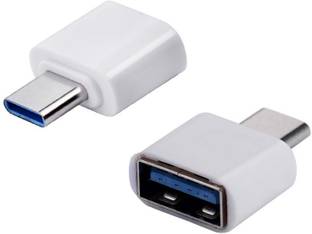 SYGA 2 Pcs USB 3.0 Type-C to USB OTG Adapter Cable Charger for Data Transfer-White USB Adapter