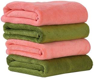 YELLOW WEAVES Microfiber 400 GSM Face, Hand, Sport Towel Set