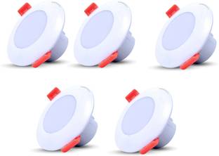 ambert 3 watt led ceiling light pack of -5, white color Ceiling Light Ceiling Lamp