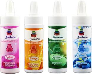 JAMBOREE Edible Puff Color|Phus Phus Spray Color for Cakes Decoration |Color Dust Pink, Orange, Green, Blue