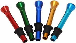 Puff Smart Metal Bong Shooter Mouth Tip Filters 6cm 5 Pcs Aluminium Outside Fitting Hookah Mouth Tip