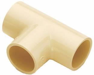 Filfora CPVC Tee Pipes and Fitting Systems (1 Inch/25 mm) - Pack of 3 Hose Connector