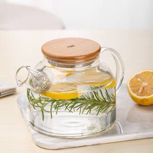 Avastro 1 L Borosilicate Glass Kettle Jug