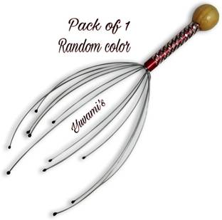 Yuvami's Head & Neck Massager Stress Relax Spa Therapy Dealing Massager Pain Relief (Pack of 1) Multicolor Massager