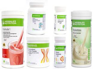 Herbalife Nutrition FORMULA1STRAWBERRYPROTIEN200GAFRESHENERGYDRINKGINGERSHAKEMATE500GCELLU LOSS F2 Plant-Based Protein
