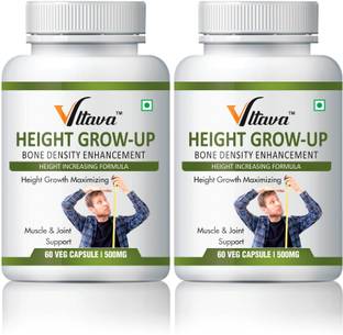 VLTAVA Height GROW UP CAPSULE HERBAL HEIGHT GROWTH SUPPLEMENT FOR MEN & WOMEN Pack of 2