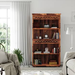 Flipkart Perfect Homes PureWood Sheesham Open Book Shelf