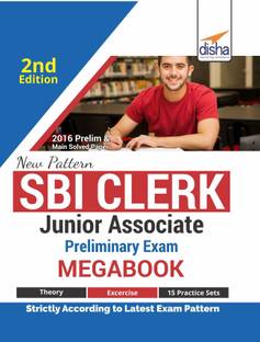 New Pattern Sbi Clerk Junior Associate Preliminary Exam Megabook - (Guide + Past Papers + 15 Practice Sets)