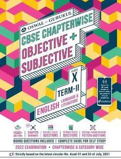 English Chapterwise Objective + Subjective for CBSE Class 10 Term 2 Exam