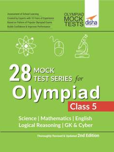 28 Mock Test Series for Olympiads Class 5 Science, Mathematics, English, Logical Reasoning, Gk & Cyber