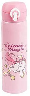 TOYVISION Unicorn Bottle Vacuum Cup Insulated Flask School Kids Girls Lunch Box Leak Proof 500 ml Bottle