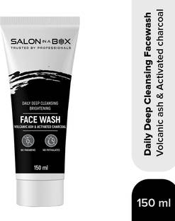 Salon In A box Daily Deep Cleansing and Brightening Charcoal Face Wash
