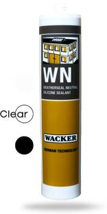 Buildingshop X Wacker WN Silicon Glue Sealant and Gap Filler Windows, Tiles ( WN, Black) Crack Filler