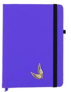 ASRAW Golden Wings A5 Sized Hardcover Diary A5 Diary Ruled 176 Pages