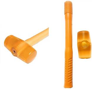 Garena Rubber Mallet hammer with no slip comfortable grip handle soft face hammer62 Mallet