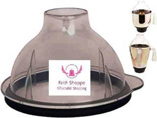Faith Shoppe 1.5 ltr Lid with Rubber Gasket for Mixer Grinder jar ( Clear, Diameter: 12.8 cm) Mixer Jar Lid