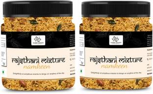HUNGRY HARVEST Rajasthani Handmade/Homemade Special Mixture Namkeen| Jar Pack