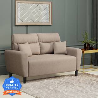 Flipkart Perfect Homes Julia Fabric 2 Seater  Sofa
