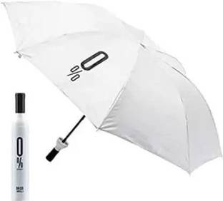 AMP Creations Decent Look Deco Wine Bottle Travel Umbrella white Umbrella