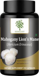 MAHOGANY Lion's Mane Mushroom Extract Capsules 500 mg