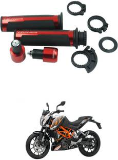 PROEDITION Metal Handle Grip Handlebar Ends with Aluminium Insert 53 Handle Bar Grip For KTM Duke 390