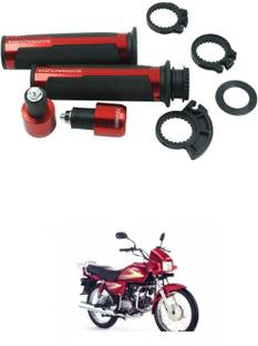 PROEDITION Metal Handle Grip Handlebar Ends with Aluminium Insert 146 Handle Bar Grip For Hero Splendor