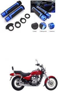 PECUNIA Metal Handle Grip Handlebar Ends with Aluminium Insert 211 Handle Bar Grip For Bajaj Avenger 220 DTS-i