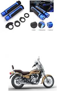 PECUNIA Metal Handle Grip Handlebar Ends with Aluminium Insert 213 Handle Bar Grip For Bajaj Avenger 220 DTS-i