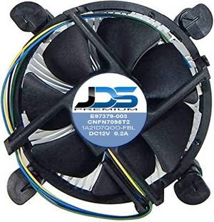 JDS PREMIUM CPU Cooling Fan with Aluminium, Heatsink | For Socket LGA 1155/1150/ 1156 Fan with Heat Sinks Processor Cooler