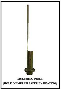 SIDDHI Mulching Hole Making Machine, Hole Size: 3 Inch, Manual Operated Quick Installed Garden Mulch