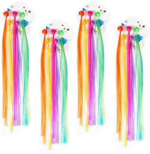 Shihen Hair Extensions with Hair Clips Hair Braid Decorative Hair Clips for Girls Braid Extension