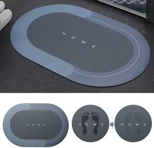 JIG'sMART Grey Velvet, Cotton, Rubber Carpet