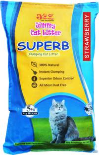 Jimmy Cat litter superb clumping strawberry fragrance 5 kg Pet Litter Tray Refill