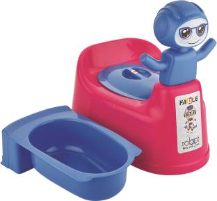 FABLE Robot Style Toilet Trainer Potty Seat with Removable Tray & Closing Lid Baby Potty Seat