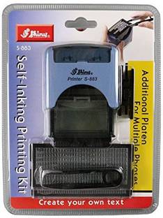 SHINY S-883 Self Inking Stamp Printing Kit DIY Set Self Ink Stamp KIT