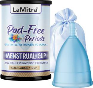 LAMITRA Large Reusable Menstrual Cup
