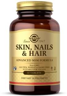 Solgar Skin, Nail and Hair advanced MSM Formula 60 Tablets