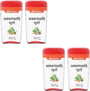 Baidyanath Ashwagandhadi Churna 100g Enriched with Pure Ashwagandha & Vidhara Pack of 4