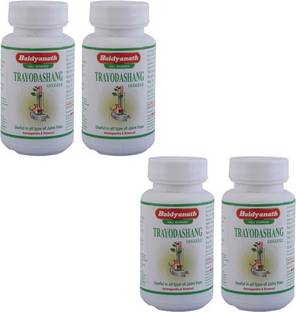 Baidyanath Trayodashang Guggulu 80 Tablets Use in All type of Joint Pain ( Pack of 4 )