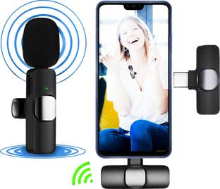 subton Wireless Collar Mic K8 For Type-C Jack Mobiles Only|Bluetooth Range 20 Meters Microphone