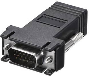 Tobo LAN Cable 1 m 2 VGA Extender Adapter To Cat5/cat6/rj45 Cable TD-196TC