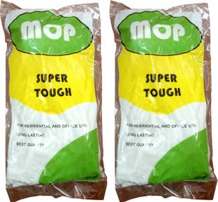 Super Tough Replaceable Floor Cleaning Mop Head (2Pcs) Mop Head