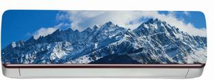 Byte Shop 91 cm Mountains View Ac Sticker (Multicolor PVC Vinyl 30x91) Self Adhesive Sticker