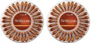 Revibra C10 PURE VITAMIN C CREAM Vegicaps pack of two 0.5ml x 28=14ml (14ml+14ml=28ml)