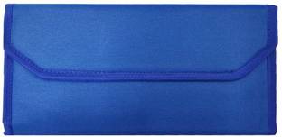 Anicca Nylon Expanding Blue Cheque Book Holder Passbook Passport holder Travel Organizer